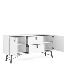 Load image into Gallery viewer, Ry Matt White 2 Doors Drawers Sideboard
