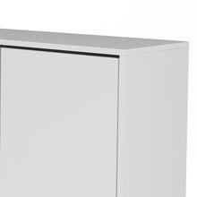 Load image into Gallery viewer, Ry Matt White Display Cabinet 1 Door 1 Glass Door 1 Drawer