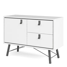 Load image into Gallery viewer, Ry Matt White 1 Door 2 Drawers Sideboard