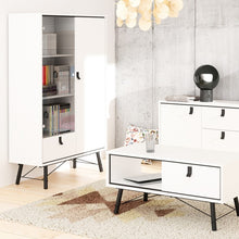 Load image into Gallery viewer, Ry Matt White 1 Door 2 Drawers Sideboard