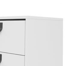 Load image into Gallery viewer, Ry Matt White 1 Door 2 Drawers Sideboard
