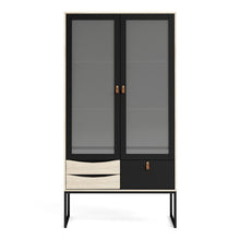 Load image into Gallery viewer, Stubbe 2 Frame Doors 3 Drawers China Display Cabinet