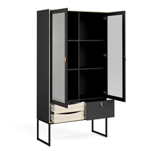 Load image into Gallery viewer, Stubbe 2 Frame Doors 3 Drawers China Display Cabinet