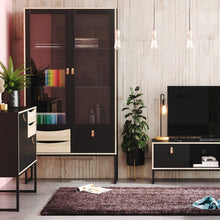 Load image into Gallery viewer, Stubbe 2 Frame Doors 3 Drawers China Display Cabinet