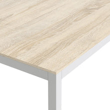 Load image into Gallery viewer, Family Large Oak Top Dining Table with White Metal Legs