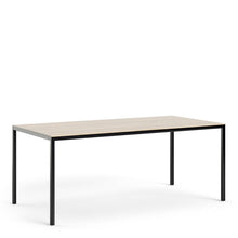 Load image into Gallery viewer, Family Large Oak Top Dining Table with Black Metal Legs