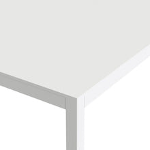 Load image into Gallery viewer, Family Large White Top Dining Table with White Metal Legs