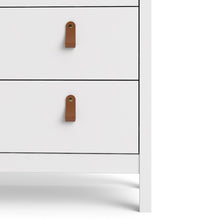 Load image into Gallery viewer, FTG Barcelona White Glazed 2 Doors 3 Drawers Display Cabinet
