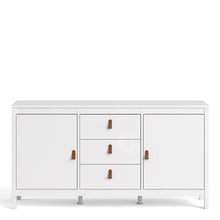 Load image into Gallery viewer, FTG Barcelona White 2 Doors 3 Drawers Sideboard