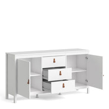Load image into Gallery viewer, FTG Barcelona White 2 Doors 3 Drawers Sideboard