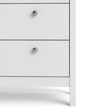 Load image into Gallery viewer, FTG Madrid White Glazed 2 Doors 3 Drawers Display Cabinet