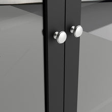 Load image into Gallery viewer, FTG Madrid Matt Black Glazed 2 Doors 3 Drawers Display Cabinet