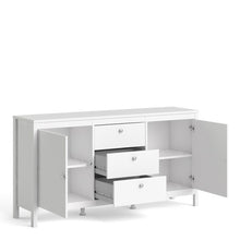 Load image into Gallery viewer, FTG Madrid White 2 Doors 3 Drawers Sideboard