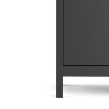 Load image into Gallery viewer, FTG Madrid Matt Black 2 Doors 1 Drawer Sideboard
