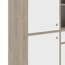 Load image into Gallery viewer, Rome Jackson Hickory Oak/Matt White 2 Doors 4 Drawers Display Cabinet