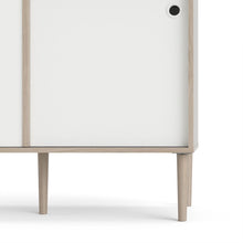 Load image into Gallery viewer, Rome Jackson Hickory Oak/Matt White 2 Sliding Doors 2 Drawers Sideboard