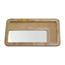 Load image into Gallery viewer, Long Rattan Wall Mirror