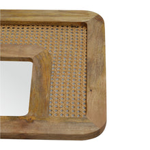 Load image into Gallery viewer, Long Rattan Wall Mirror