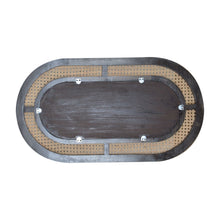 Load image into Gallery viewer, Ash Black Rattan Wall Mirror