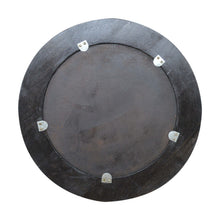 Load image into Gallery viewer, Carbon Black Frame Round Wall Mirror