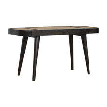 Load image into Gallery viewer, Ash Black Rattan Dining Bench
