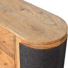 Load image into Gallery viewer, Sofia Black Woven Sideboard