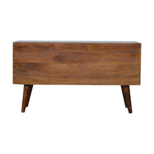 Load image into Gallery viewer, Chestnut Gold Inlay Abstract Sideboard