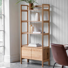 Load image into Gallery viewer, Madrid Oak Open Display Cabinet