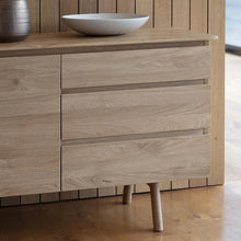 Load image into Gallery viewer, Madrid Oak 2 Door 3 Drawer Sideboard