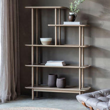 Load image into Gallery viewer, Kingham Grey Open Display Cabinet