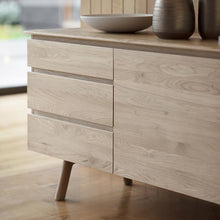 Load image into Gallery viewer, Madrid Oak 2 Door 3 Drawer Sideboard