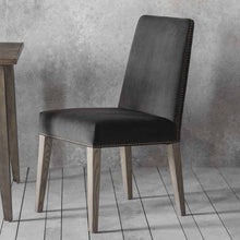 Load image into Gallery viewer, Rex Mouse Velvet Dining Chairs (Pair)