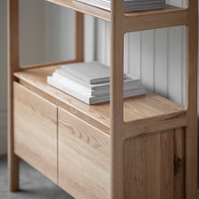 Load image into Gallery viewer, Madrid Oak Open Display Cabinet