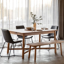 Load image into Gallery viewer, Kingham Oak Dining Bench
