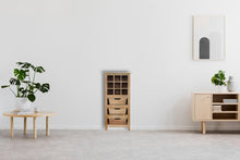 Load image into Gallery viewer, Wine Display Cabinet with 3 Drawers