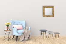 Load image into Gallery viewer, Pineapple Carved Square Wall Mirror