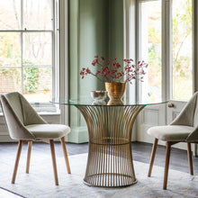 Load image into Gallery viewer, Zepplin Bronze Dining Table