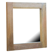 Load image into Gallery viewer, Square Wooden Framed Wall Mirror