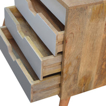 Load image into Gallery viewer, Grey Gradient Sliding Sideboard with 4 Drawers
