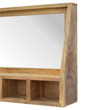 Load image into Gallery viewer, Solid Wood 5 Aperture Wall Mirror