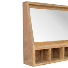 Load image into Gallery viewer, Solid Wood 5 Aperture Wall Mirror