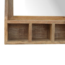 Load image into Gallery viewer, Solid Wood 5 Aperture Wall Mirror