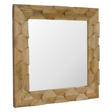 Load image into Gallery viewer, Pineapple Carved Square Wall Mirror